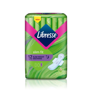 LIBRESSE SLIM NIGHT WING 32CM 12S