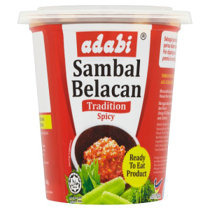 ADABI SAMBAL BELACAN TRADITION SPICY 180G