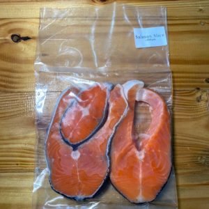 SALMON SLICE 500G (2-4 KEPING)