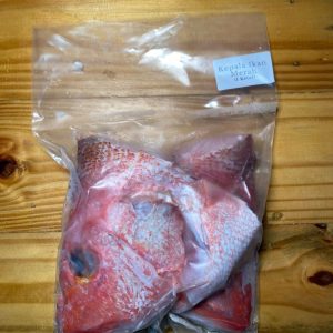 KEPALA IKAN MERAH (1 KETUL BELAH 2)
