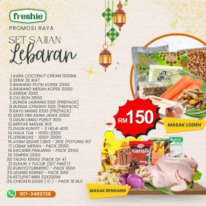 SET SAJIAN LEBARAN RM150